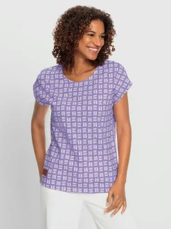 Collection L T-Shirts<T-shirt imprimé pur coton