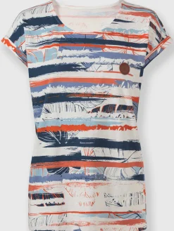 Collection L T-Shirts<T-shirt imprimé pur coton