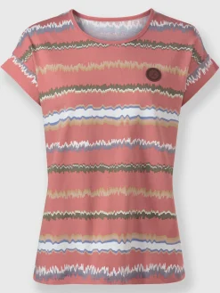 Collection L T-Shirts<T-shirt imprimé pur coton