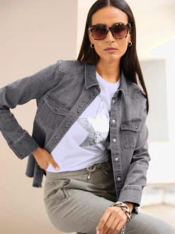 Rick Cardona T-Shirts<T-shirt imprimé pur coton