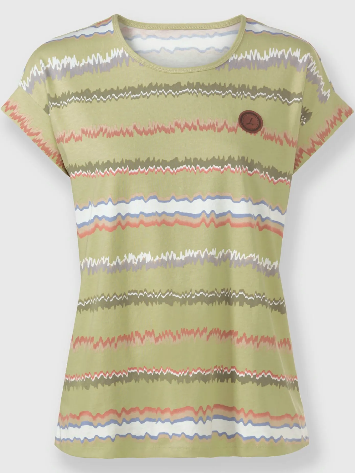 Collection L T-Shirts<T-shirt imprimé pur coton