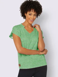 Collection L T-Shirts<T-shirt imprimé pur coton