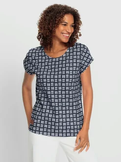 Collection L T-Shirts<T-shirt imprimé pur coton