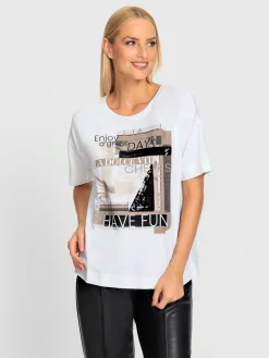 Rick Cardona T-Shirts<T-shirt imprimé qualité coton doux sur la peau