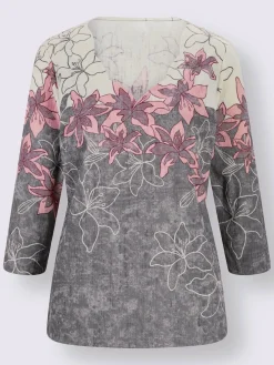 Fair Lady T-Shirts<T-shirt imprimé qualité structurée facile d'entretien