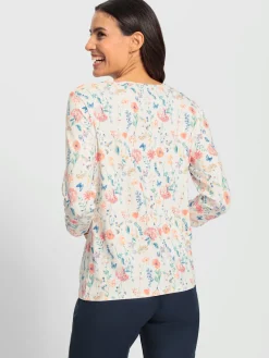 T-Shirts<T-shirt imprimé viscose