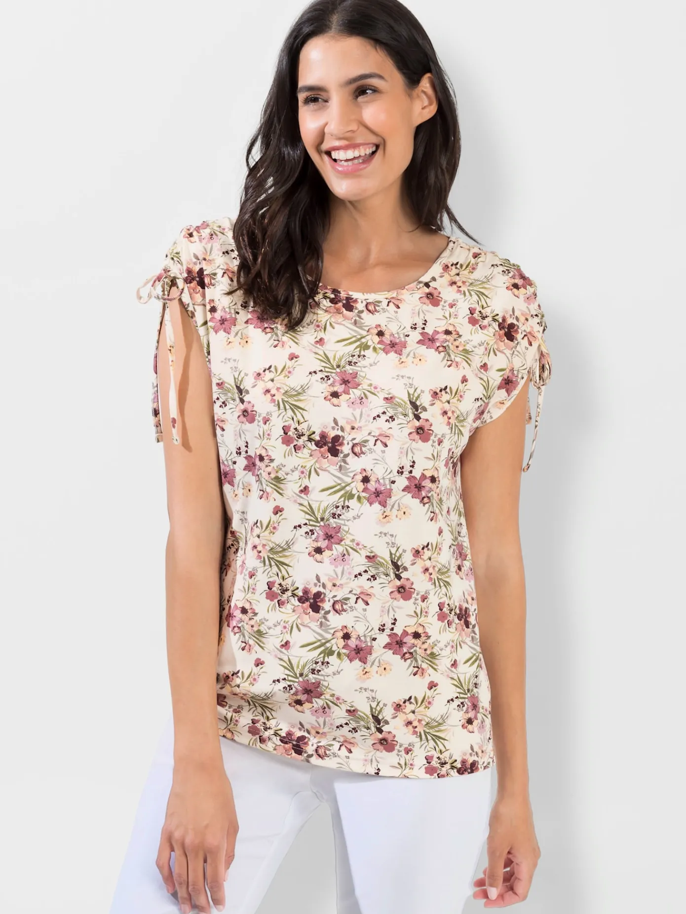 T-Shirts<T-shirt imprimé viscose