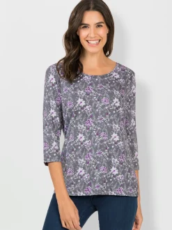 T-Shirts<T-shirt imprimé viscose