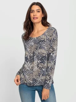 T-Shirts<T-shirt imprimé viscose douce et fluide