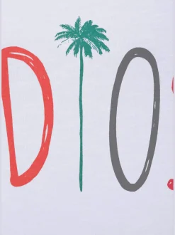 Beachtime T-Shirts<T-shirt inscription « adios » tendance devant