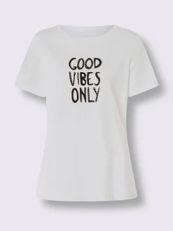 Mandarin T-Shirts<T-shirt inscription tendance