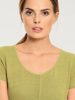 Linea Tesini T-Shirts<T-shirt long coupe évasée tendance