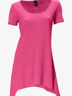 Linea Tesini T-Shirts<T-shirt long coupe évasée tendance