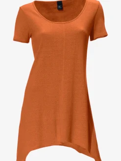 Linea Tesini T-Shirts<T-shirt long coupe évasée tendance