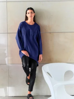 Rick Cardona T-Shirts<T-shirt long inscription tendance