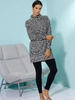 Comodo Tenues De Détente<T-shirt long jacquard