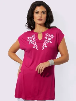 Tenues De Détente<T-shirt long jersey fin