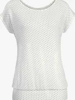 LASCANA T-Shirts<T-shirt long large ceinture à l'ourlet pour un port long ou court plissé