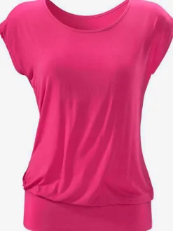 LASCANA T-Shirts<T-shirt long large ceinture à l'ourlet pour un port long ou court plissé