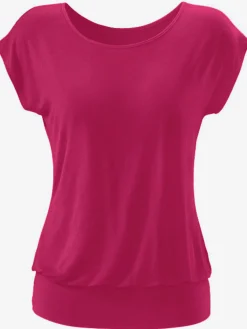 LASCANA T-Shirts<T-shirt long large ceinture à l'ourlet pour un port long ou court plissé