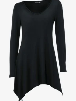 Rick Cardona T-Shirts<T-shirt long pointes tendance à la finition