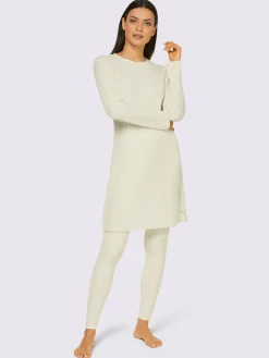 feel good Tenues De Détente<T-shirt long qualité côtelée confortable