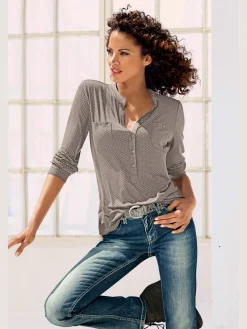 Best Connection T-Shirts<T-shirt look décontracté et moderne, poche plaquée