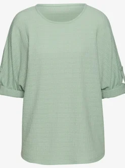 Vivance T-Shirts<T-shirt manches avec bride et bouton pour un port différent - longues ou courtes