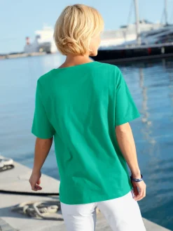 T-Shirts<T-shirt manches courtes col rond imprimé coquillages