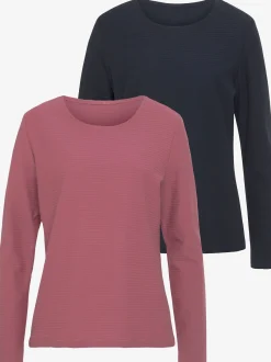 LASCANA T-Shirts<T-shirt manches longues basiques tendance