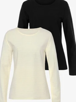 LASCANA T-Shirts<T-shirt manches longues basiques tendance