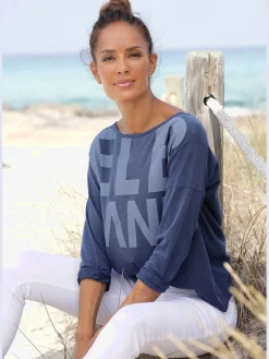 Elbsand T-Shirts<T-shirt manches longues large encolure