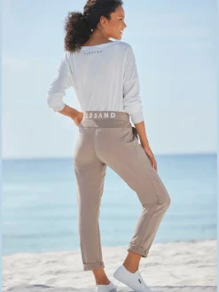 Elbsand T-Shirts<T-shirt manches longues large encolure ronde