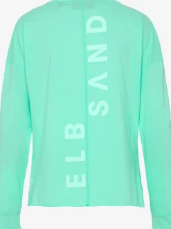 Elbsand T-Shirts<T-shirt manches longues large encolure ronde