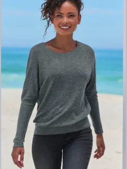 Vivance T-Shirts<T-shirt manches longues manches chauve-souris longues