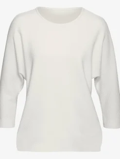 Vivance T-Shirts<T-shirt manches longues motif jacquard discret