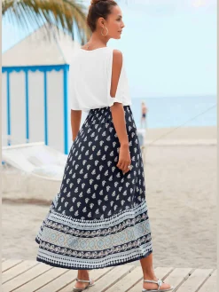 Vivance T-Shirts<T-shirt manches mi-longues avec découpe