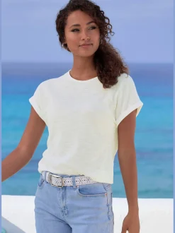 Vivance T-Shirts<T-shirt matière structurée douce et peu froissable