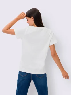 Mandarin T-Shirts<T-shirt motif imprimé