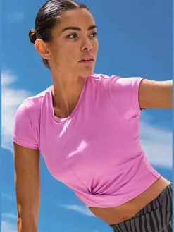 LASCANA ACTIVE T-Shirts<T-shirt performance effet cache-cœur