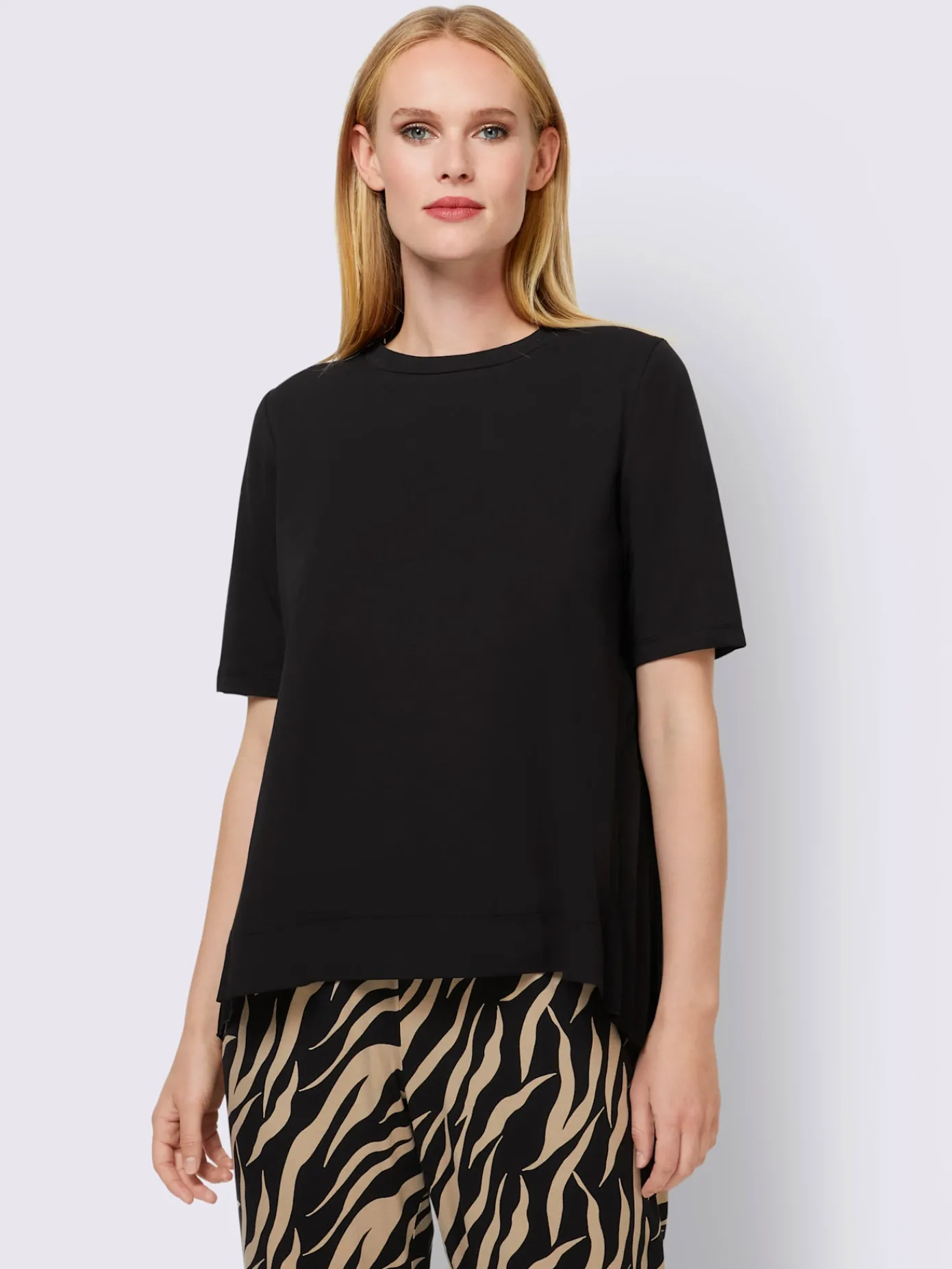 Rick Cardona T-Shirts<T-shirt plissé élasthanne