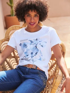 Linea Tesini T-Shirts<T-shirt pur coton