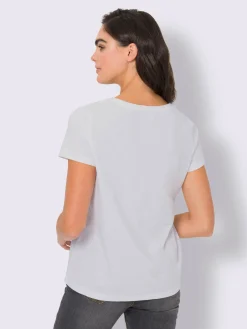 Mandarin T-Shirts<T-shirt pur coton