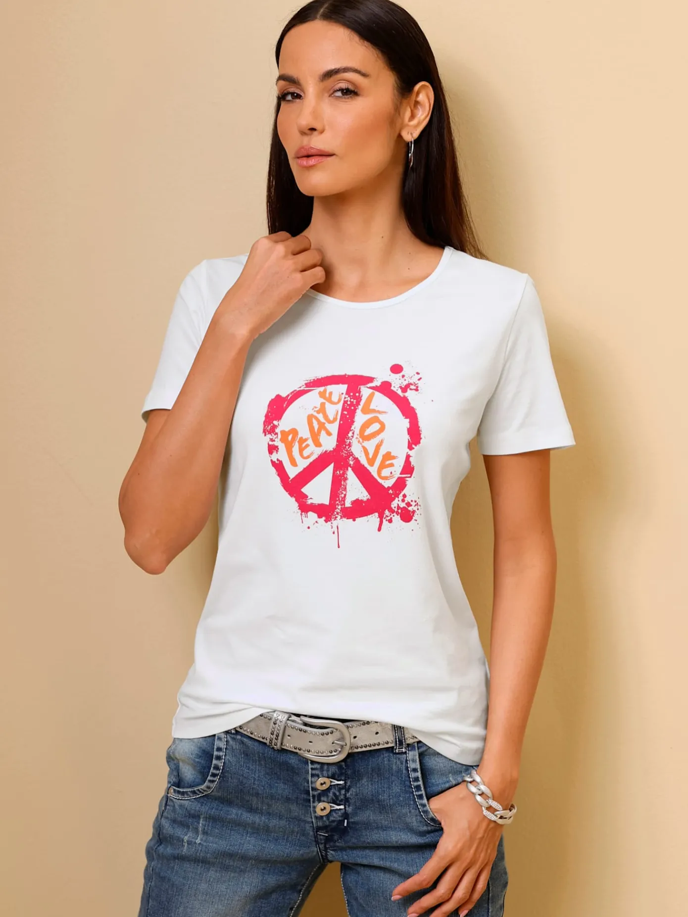 Mandarin T-Shirts<T-shirt qualité coton doux sur la peau