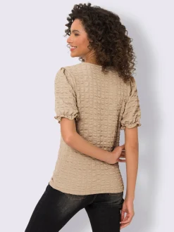 Linea Tesini T-Shirts<T-shirt qualité légèrement smockée