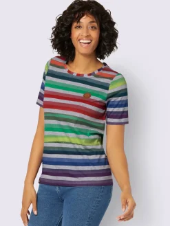 Collection L T-Shirts<T-shirt rayé 50% coton