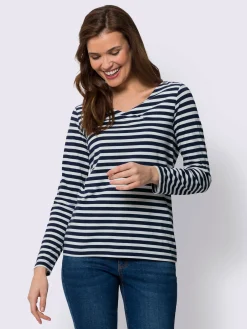 Best Connection T-Shirts<T-shirt rayé mélange de modal doux