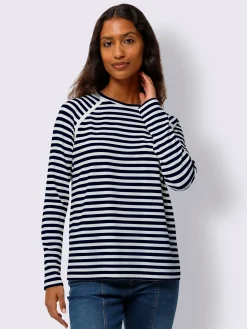 Best Connection T-Shirts<T-shirt rayé motif à rayures mode