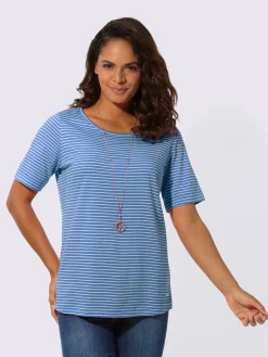 Collection L T-Shirts<T-shirt rayé pur coton