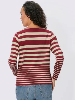 Collection L T-Shirts<T-shirt rayé pur coton